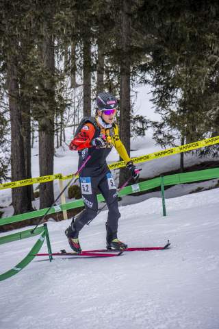 Finn Hösch (DAV Bergland München) beim Mixed Relay WC in Val Martello (ITA)